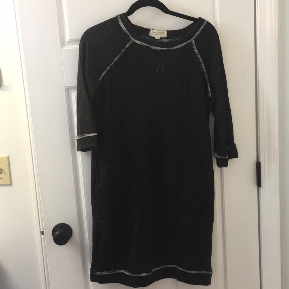 Charcoal black dress